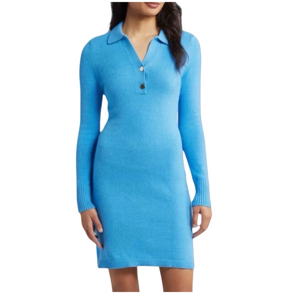 NWT Lilly Pulitzer Lizona sweater dress lunar dress L preppy classic coastal